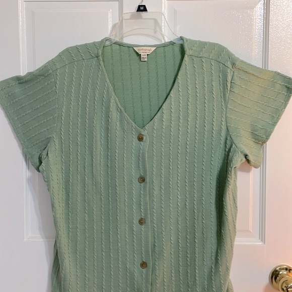 Weatherproof Sweaters - Weatherproof vintage lightweight Green sweater, Size XL